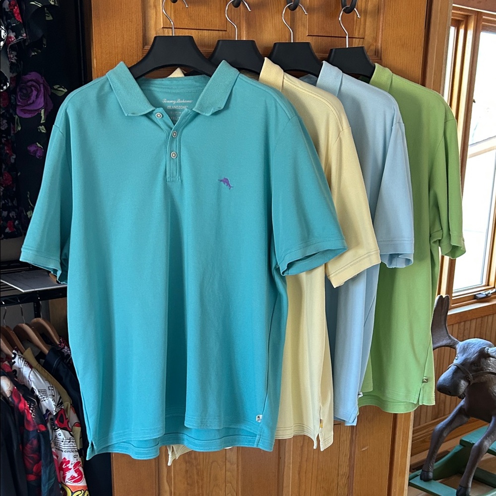 Tommy Bahama Polo Shirt Collection - Aqua, Yellow, Light Blue, Green